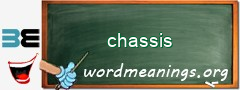 WordMeaning blackboard for chassis